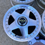 NOS! PIAA Racing Spoke Type E 15x6.5 +45 4x114.3 Wheels