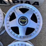 NOS! PIAA Racing Spoke Type E 15x6.5 +45 4x114.3 Wheels