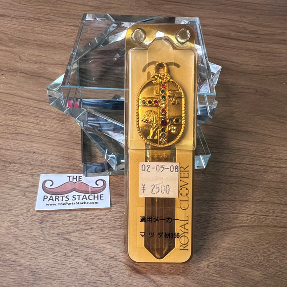 M356 Royal Clover Lion Shield Key (Gold)