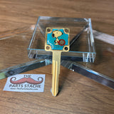 M240 Royal Clover Peanuts Snoopy Tennis Key (Gold)