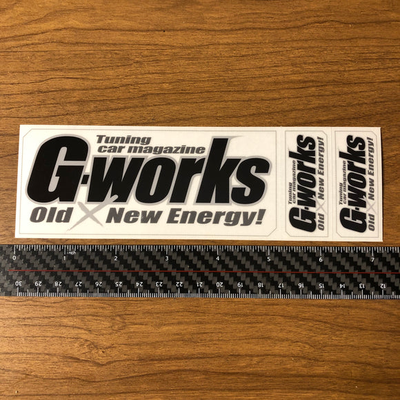G-Works Magazine Sticker (Black)