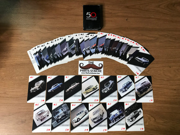 Nissan Skyline 50th Anniversary Playing Cards