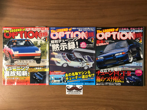 The Legends of Option Magazine Volume 1-3 Set