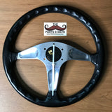 Momo Certo 365mm Leather/Polished Steering Wheel