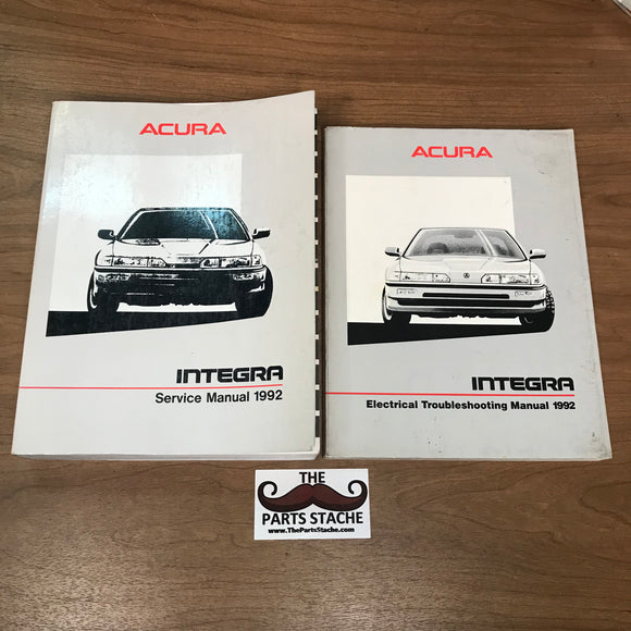 1992 Acura Integra OEM Factory Service Repair & Eletrical Troubleshooting Manual Set #1