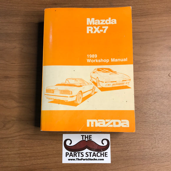 1989 Mazda RX7 OEM Workshop Repair Manual w/ Wiring Diagrams #1