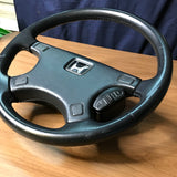 JDM BB4 Prelude Si-VTEC Leather Wrapped non-SRS Steering Wheel w/ Cruise 1992-1996