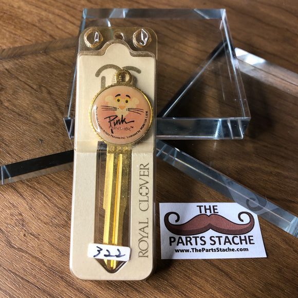M322 Royal Clover Pink Panther Key (Gold)
