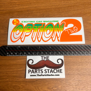 Option2 Sticker (Orange/Green)