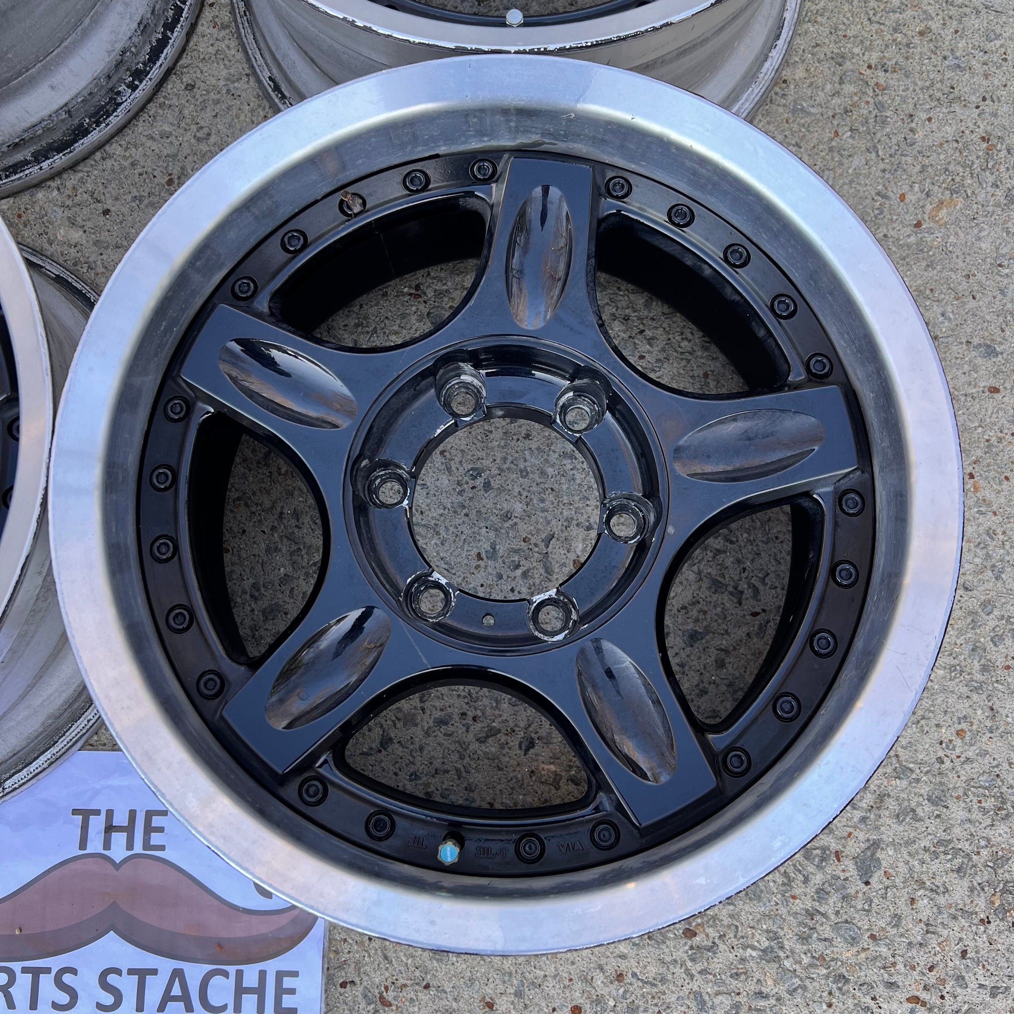 深リム　3ピース　RAYS POWER VOLK レイズ パワーボルク P-V Rays Engineering Power Volk 4 16x8 +0 6x139.7 Wheels – The Parts