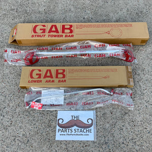 NEW! Gab Sports 92-96 Prelude BB1 Front Strut Bar + Lower Tie Brace