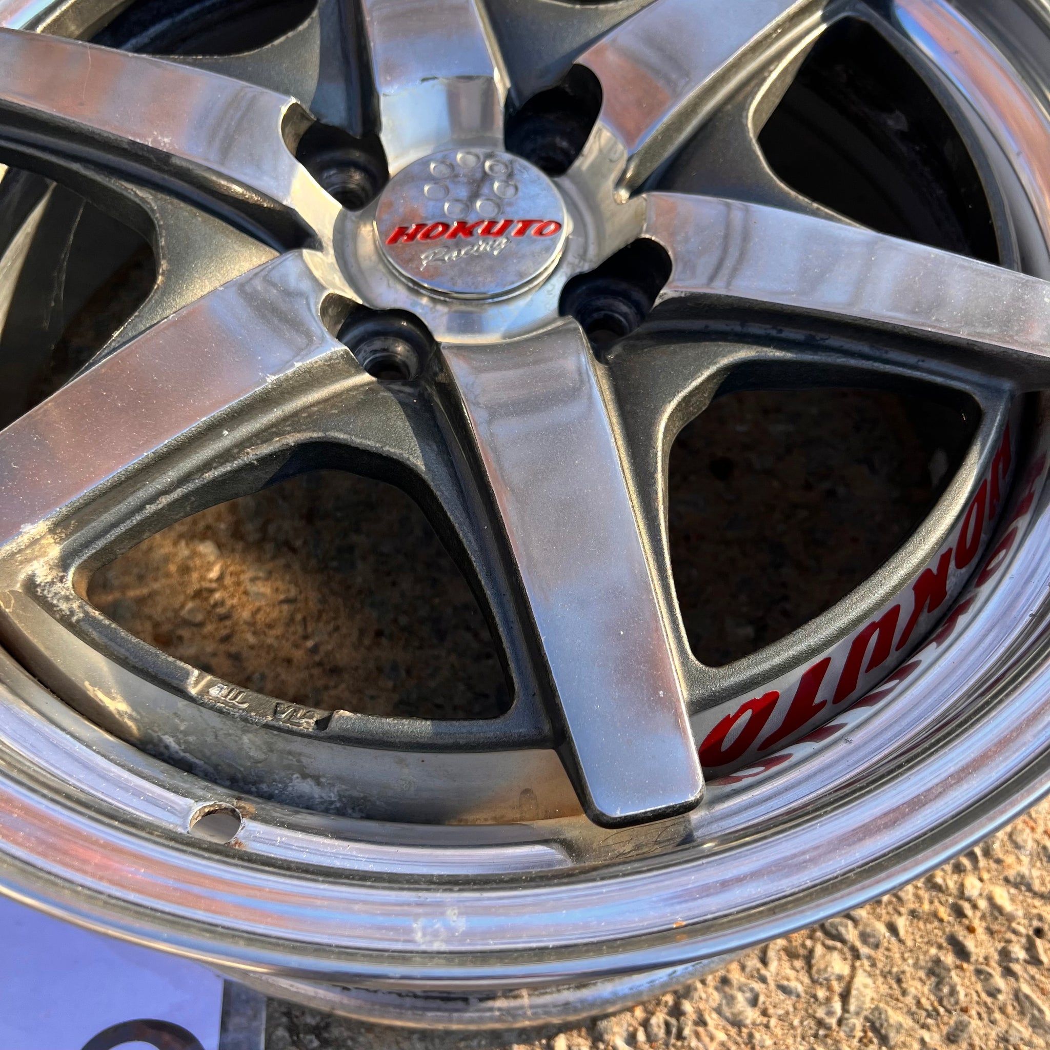 Crimson Hokuto Racing Thunder 16x7 +35 4x100 Wheels – The Parts Stache