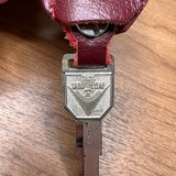 Honda Civic '83-84 Japanese Car Of The Year Key & Red Leather Holder #1