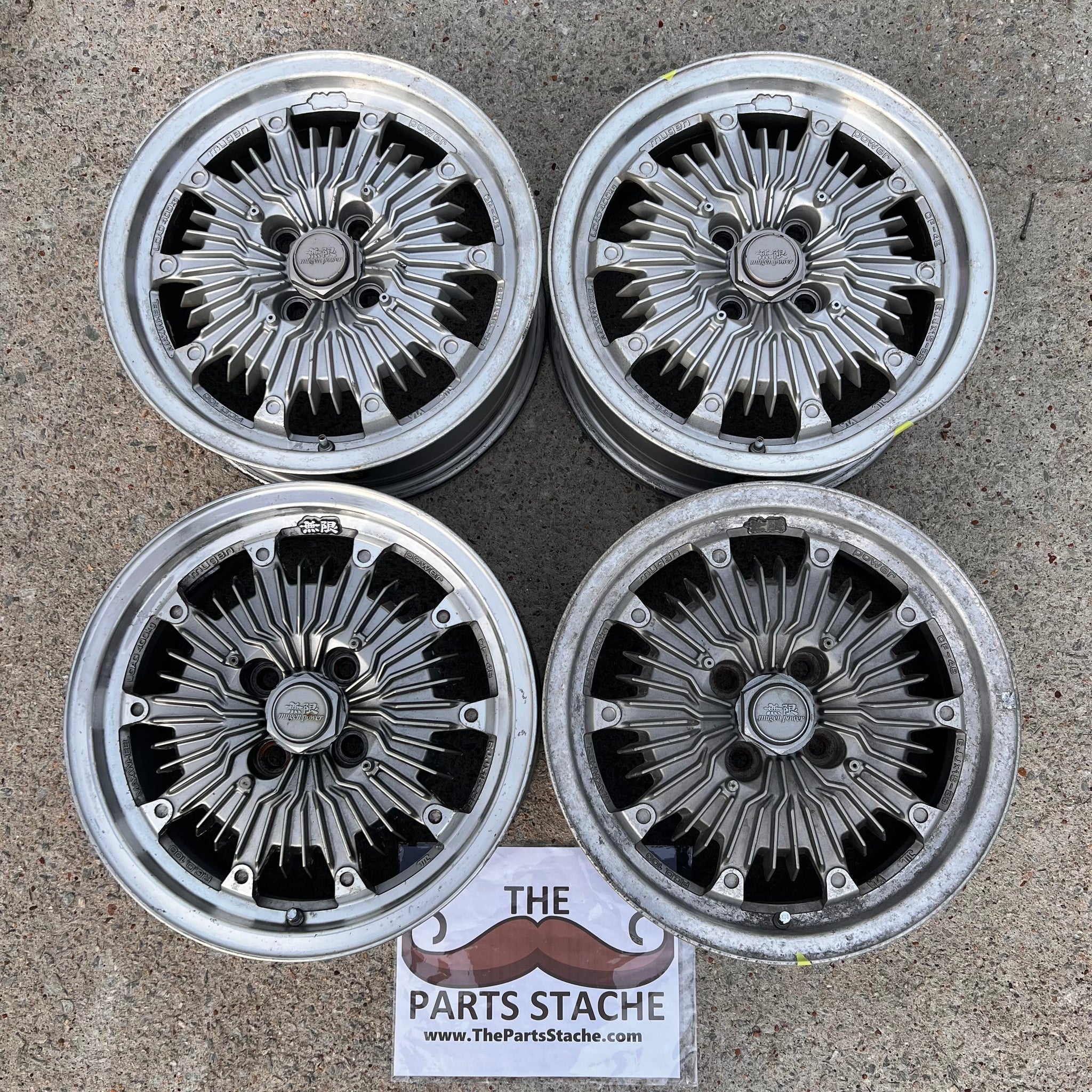 Mugen CF-48 15x6 +38 4x100 Wheels – The Parts Stache