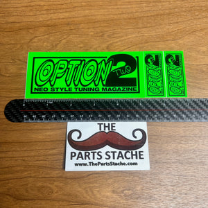 Option2 Sticker (Neon Green)