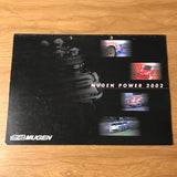 Mugen 2002 Full Line Catalog Brochure JDM