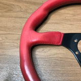 Jamex Red Leather Steering Wheel