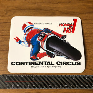 Honda #1 Freddie Spencer NS500 "Contenental Circus" Sticker