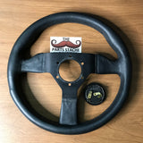 Momo Monte Carlo 320mm Black Leather Steering Wheel