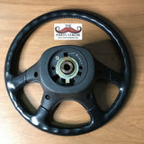 JDM DA6 DA8 Integra XSi Leather Wrapped Steering Wheel 1992-1993