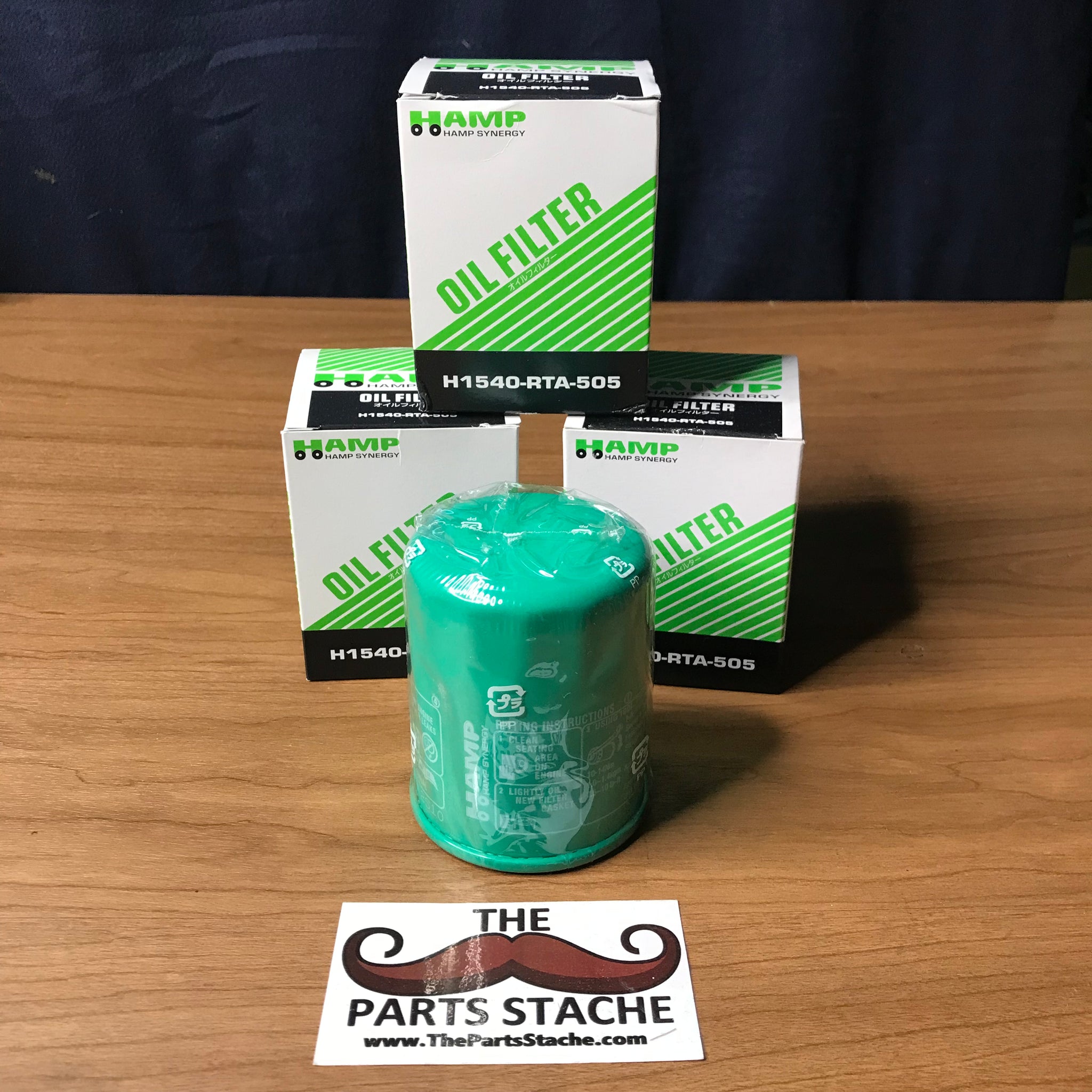 HAMP Synergy Green Honda Oil Filter H1540-RTA-505 – The Parts Stache