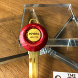 M322 Royal Clover Red Leather TOYOTA Key (Gold)