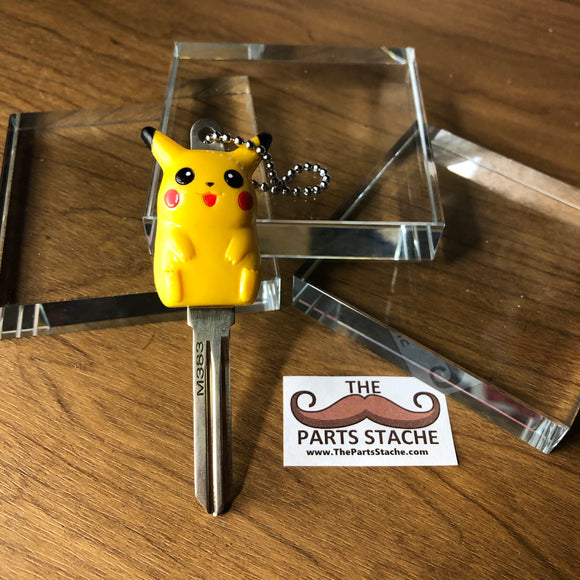 M383 Royal Clover PIKACHU 3D Figure Key (Silver)