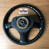 JDM DC2 Integra Si-VTEC non-SRS Leather Wrapped Steering Wheel #1