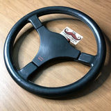 Momo Mystere 360mm Black Leather Steering Wheel