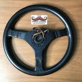 Momo Mystere 360mm Black Leather Steering Wheel