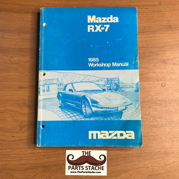 1985 Mazda RX7 OEM Workshop Repair Manual w/ Wiring Diagrams
