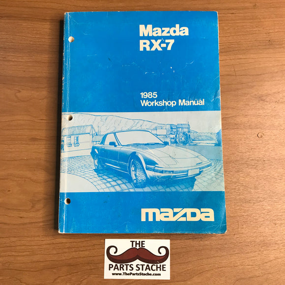 1985 Mazda RX7 OEM Repair Manual w/ Wiring Diagrams The