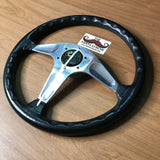 Momo Certo 365mm Leather/Polished Steering Wheel